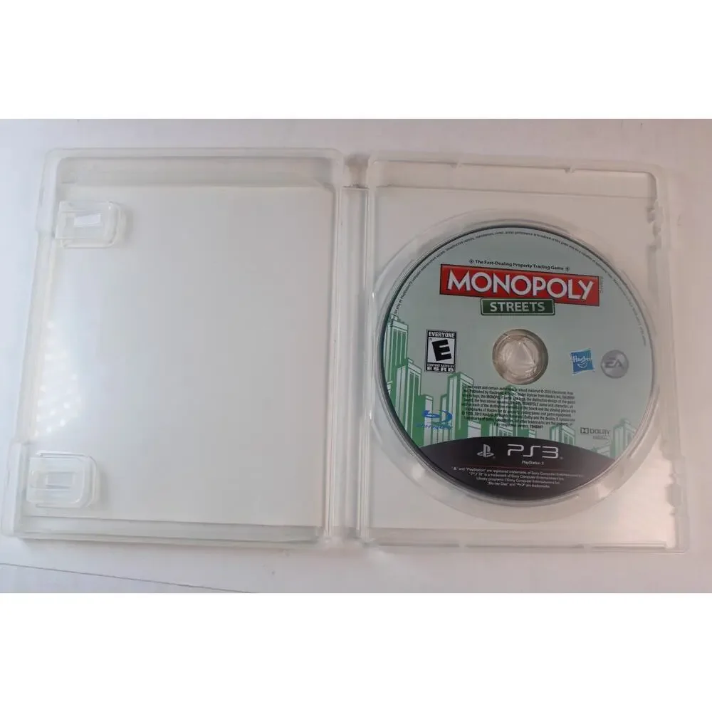 Monopoly Streets (Sony PlayStation 3, PS3) Authentic, Tested/Works